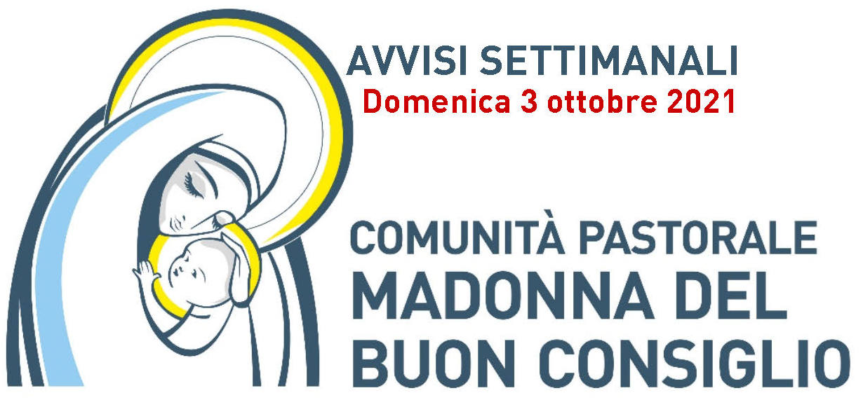 Avvisi settimanali_foto link 2021.10.03